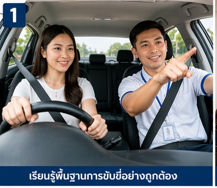 โรงเรียนสอนขับรถ ใกล้ฉัน 9Driver บรรยากาศการเรียน 2