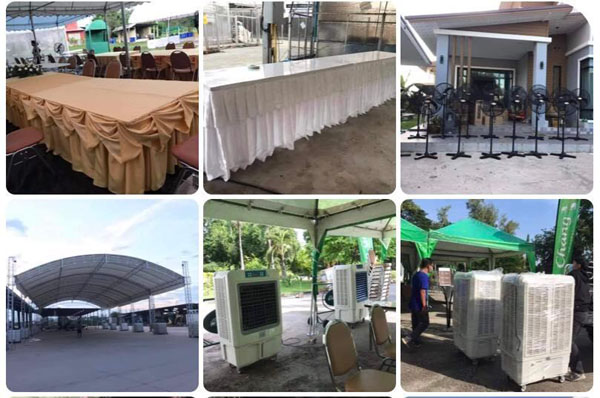 เต็นท์ติดแอร์ตรัง